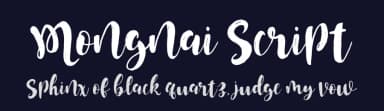 Mongnai Script by Young Type — Script Handwritten Font — thumbnail 2