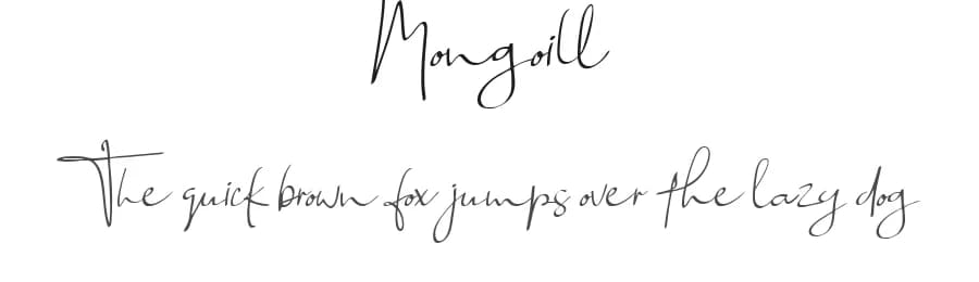 Mongoill by DYSA Studio — Script Handwritten Font — preview 1