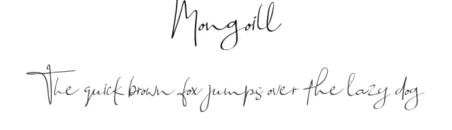 Mongoill by DYSA Studio — Script Handwritten Font