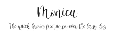 Monica by Fanastudio — Script Handwritten Font — thumbnail 1