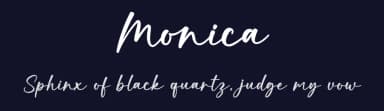 Monica by Graphix Line Studio — Script Handwritten Font — thumbnail 2