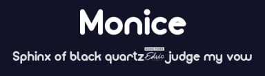 Monice by Edric Studio — Sans Serif Font — thumbnail 2