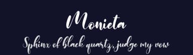 Monieta by Almarkhatype — Script Handwritten Font — thumbnail 2