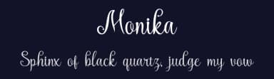 Monika by Rezastudio — Script Handwritten Font — thumbnail 2