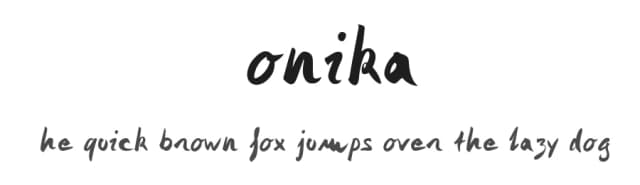 Monika by Benoît Sjöholm — Script Handwritten Font