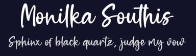 Monilka Southis by Scratchones — Script Handwritten Font — thumbnail 2