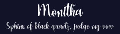 Monitha by Wahyu Studio — Script Handwritten Font — thumbnail 2