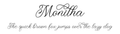 Monitha by ToniStudio — Script Handwritten Font — thumbnail 1