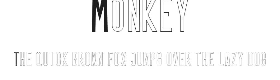 Monkey by Creative Lab — Sans Serif Font
