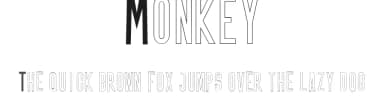 Monkey by Creative Lab — Sans Serif Font — thumbnail 1