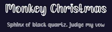 Monkey Christmas by Andi Moz — Script Handwritten Font — thumbnail 2