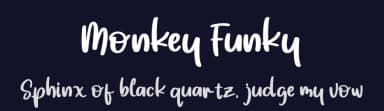 Monkey Funky by Integritype Studio — Script Handwritten Font — thumbnail 2