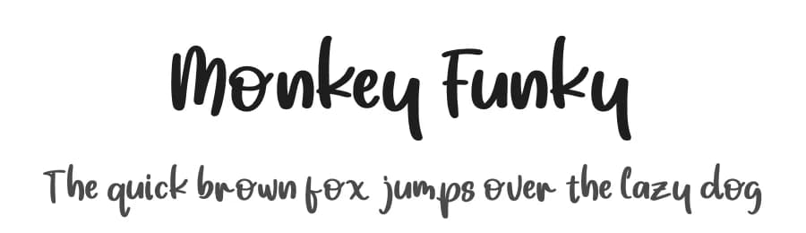 Monkey Funky by Integritype Studio — Script Handwritten Font