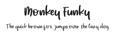 Monkey Funky by Integritype Studio — Script Handwritten Font — thumbnail 1