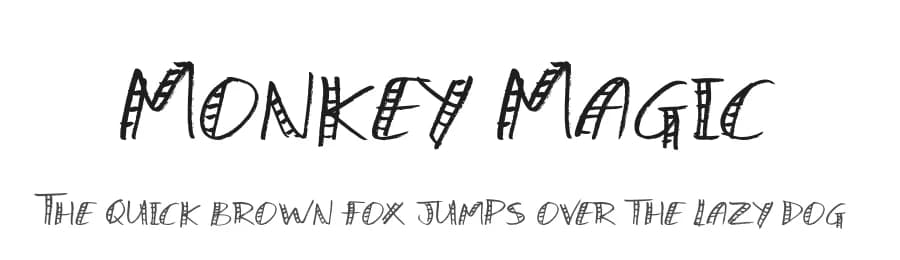 Monkey Magic by JSH creates — Script Handwritten Font