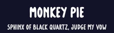 Monkey Pie by Hanna Bie — Script Handwritten Font — thumbnail 2