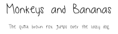 Monkeys and Bananas by Limitless Company — Script Handwritten Font — thumbnail 1