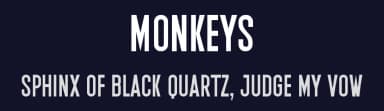 Monkeys by Graphicxell — Sans Serif Font — thumbnail 2