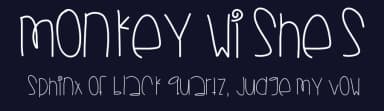 Monkey Wishes by Des Gomez — Script Handwritten Font — thumbnail 2