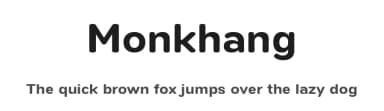 Monkhang by Jipatype — Sans Serif Font — thumbnail 1