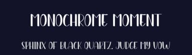 Monochrome Moment by Andi Moz — Script Handwritten Font — thumbnail 2