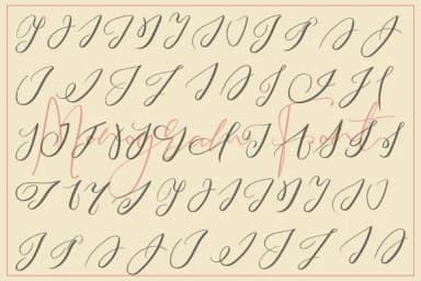 Monogram I by aminmario — Script Handwritten Font — thumbnail 4