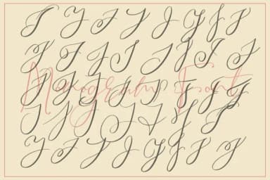 Monogram J by aminmario — Script Handwritten Font — thumbnail 4