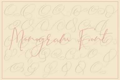 Monogram Q by aminmario — Script Handwritten Font — thumbnail 4