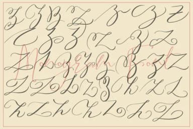 Monogram Z by aminmario — Script Handwritten Font — thumbnail 4