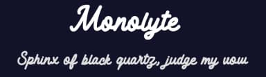 Monolyte by Typo Bureau Studio — Script Handwritten Font — thumbnail 2