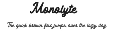 Monolyte by Typo Bureau Studio — Script Handwritten Font — thumbnail 1