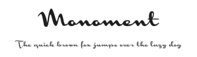 Monoment by Måns Grebäck — Script Handwritten Font — thumbnail 1