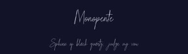 Monopente by Hadjar Creative — Script Handwritten Font — thumbnail 2