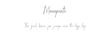 Monopente by Hadjar Creative — Script Handwritten Font — thumbnail 1