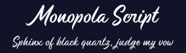 Monopola Script by Wacaksara Co — Script Handwritten Font — thumbnail 2
