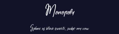 Monopoly by Mariyana — Script Handwritten Font — thumbnail 2