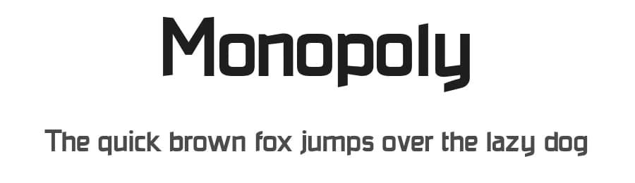 Monopoly by Hyunseok Choi — Sans Serif Font