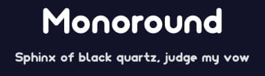Monoround by Kafa Studio — Sans Serif Font — thumbnail 2