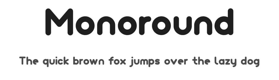 Monoround by Kafa Studio — Sans Serif Font