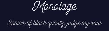Monotage by Fargun Studio — Script Handwritten Font — thumbnail 2