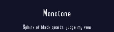 Monotone by Krisp Designs — Sans Serif Font — thumbnail 2