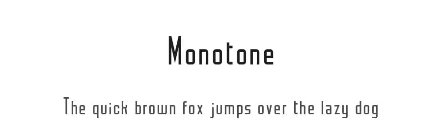 Monotone by Krisp Designs — Sans Serif Font