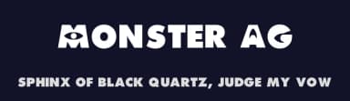 Monster AG by Filmhimmel — Sans Serif Font — thumbnail 2