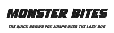 Monster Bites by Hawtpixel — Sans Serif Font — thumbnail 1