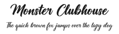 Monster Clubhouse by Octotype  | Thomas Boucherie — Script Handwritten Font — thumbnail 1