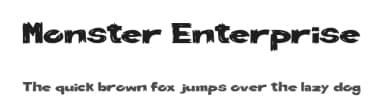Monster Enterprise by Woodcutter — Script Handwritten Font — thumbnail 1