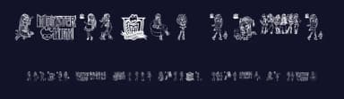 Monster High by Ding Bang — Dingbats Font — thumbnail 2