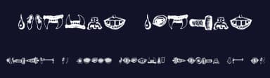 Monster Masher by Omega Font Labs — Dingbats Font — thumbnail 2
