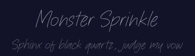 Monster Sprinkle by Balpirick Studio — Script Handwritten Font — thumbnail 2