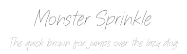 Monster Sprinkle by Balpirick Studio — Script Handwritten Font — thumbnail 1